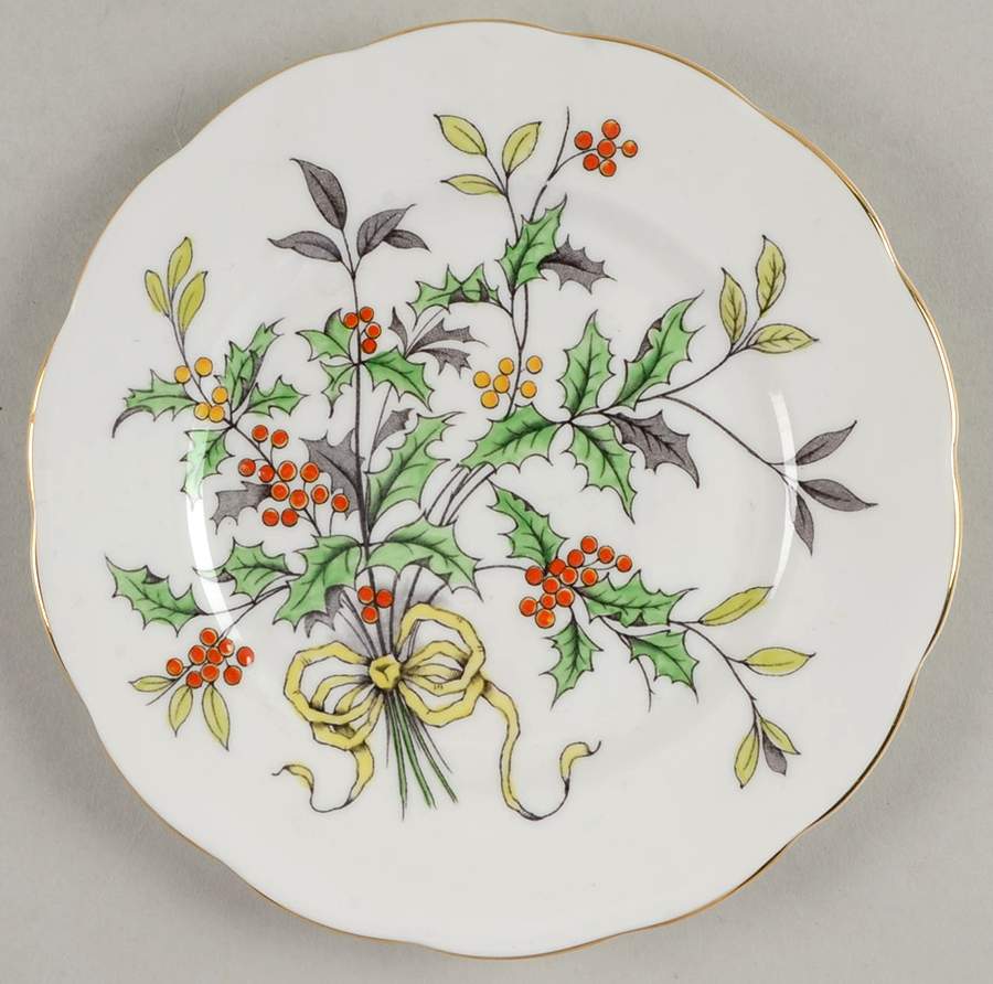 Flower of The Month (Countess Shape) Bread & Butter Plate by Royal Albert-1