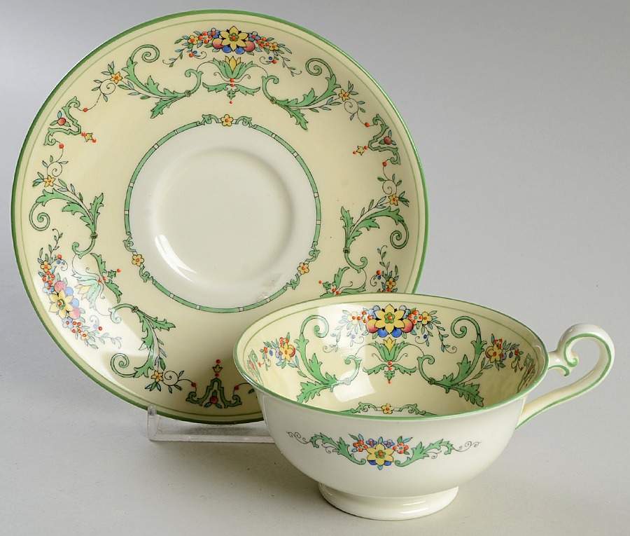 The Channing Footed Cup & Saucer Set by Royal Doulton-1