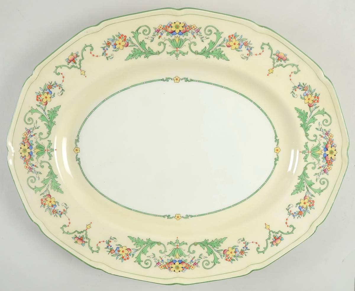 The Channing 15" Oval Serving Platter by Royal Doulton-1