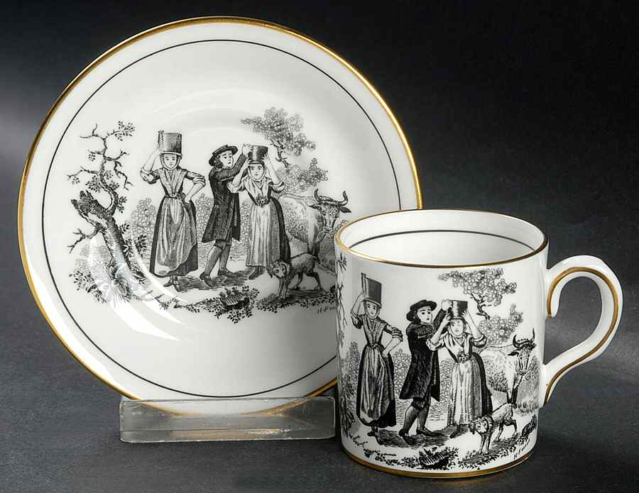 RCH27 Flat Demitasse Cup & Saucer Set by Royal Chelsea-1