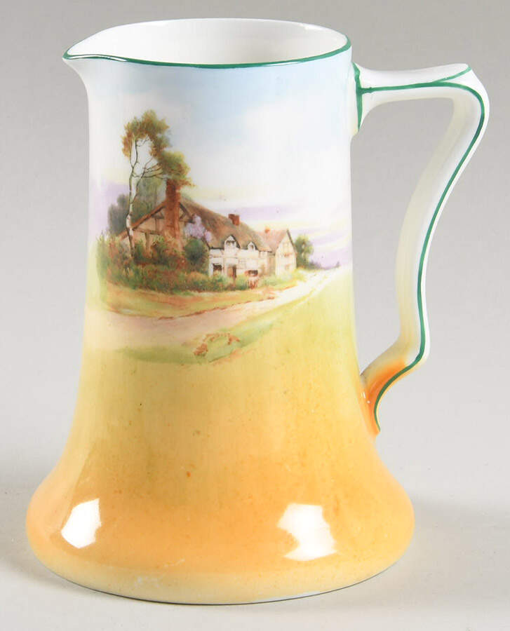 English Cottages a (Smooth) 12 Oz Pitcher by Royal Doulton-1