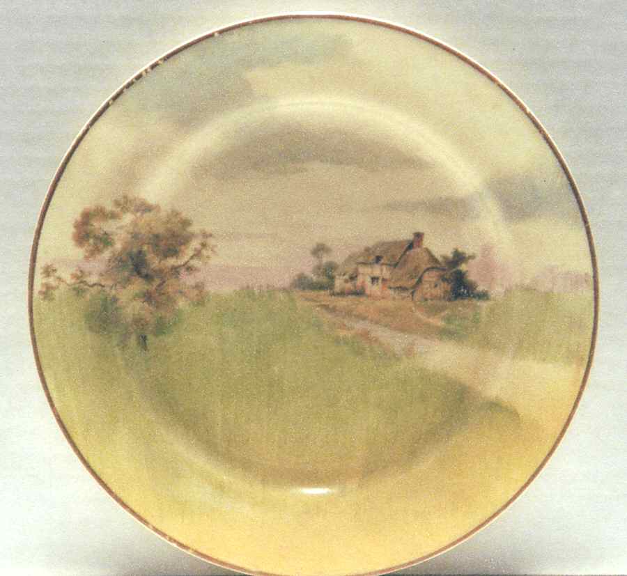 English Cottages a (Smooth) Salad Plate by Royal Doulton-1