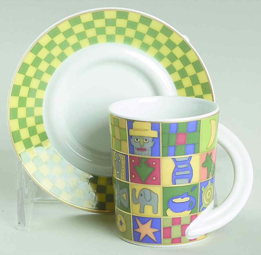 Cafe Galleria Espresso Cup and Saucer Set by Rosenthal - Continental-1