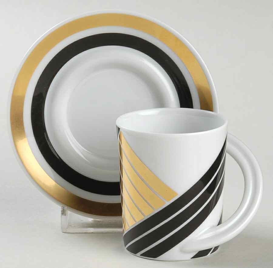 Cafe Galleria Espresso Cup and Saucer Set by Rosenthal - Continental-1