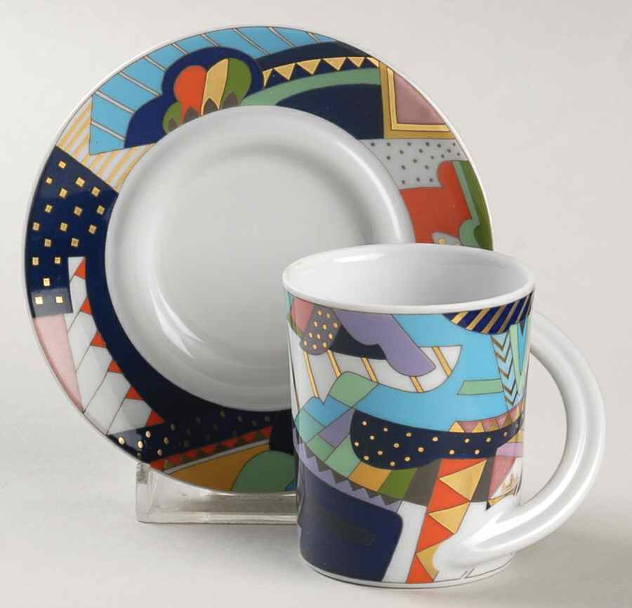 Cafe Galleria Espresso Cup and Saucer Set by Rosenthal - Continental-1
