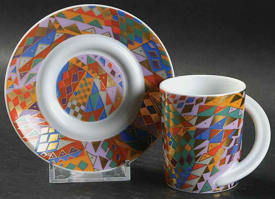 Cafe Galleria Espresso Cup and Saucer Set by Rosenthal - Continental-1