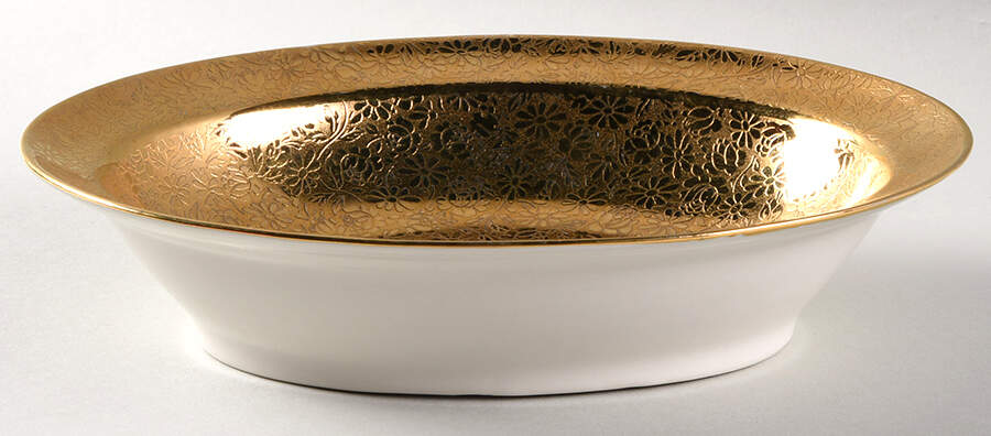 RYL180 9" Oval Vegetable Bowl by Royal (USA)-1