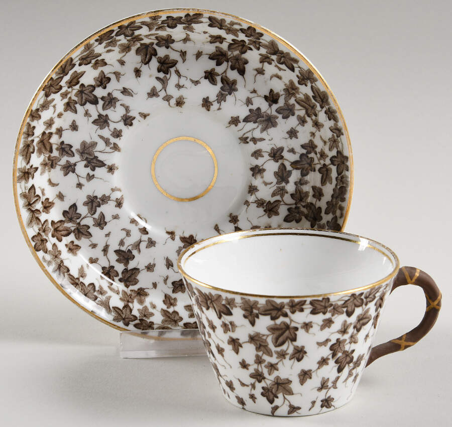 RW118 Flat Cup & Saucer Set by Royal Worcester-1