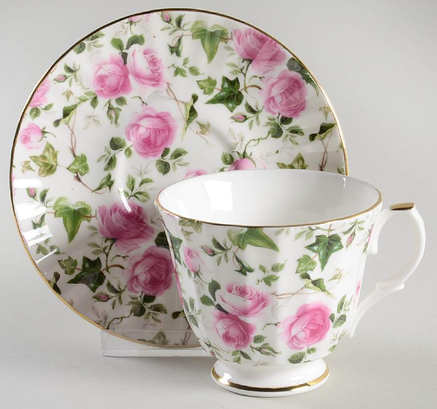 RGD12 Footed Cup & Saucer Set by Royale Garden-1