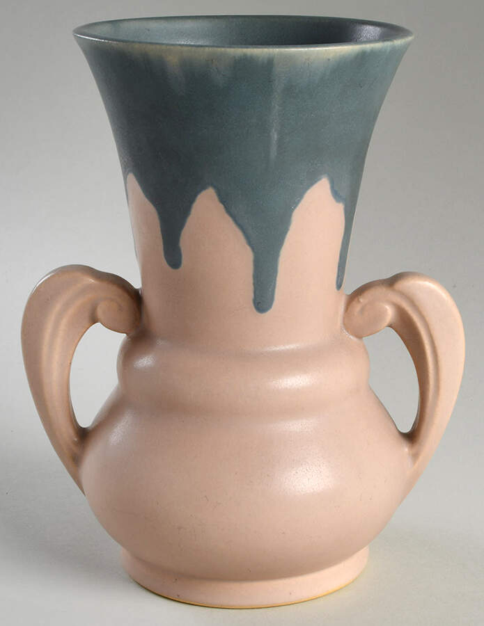 Carnelian I 8" Handled Vase by Roseville-1