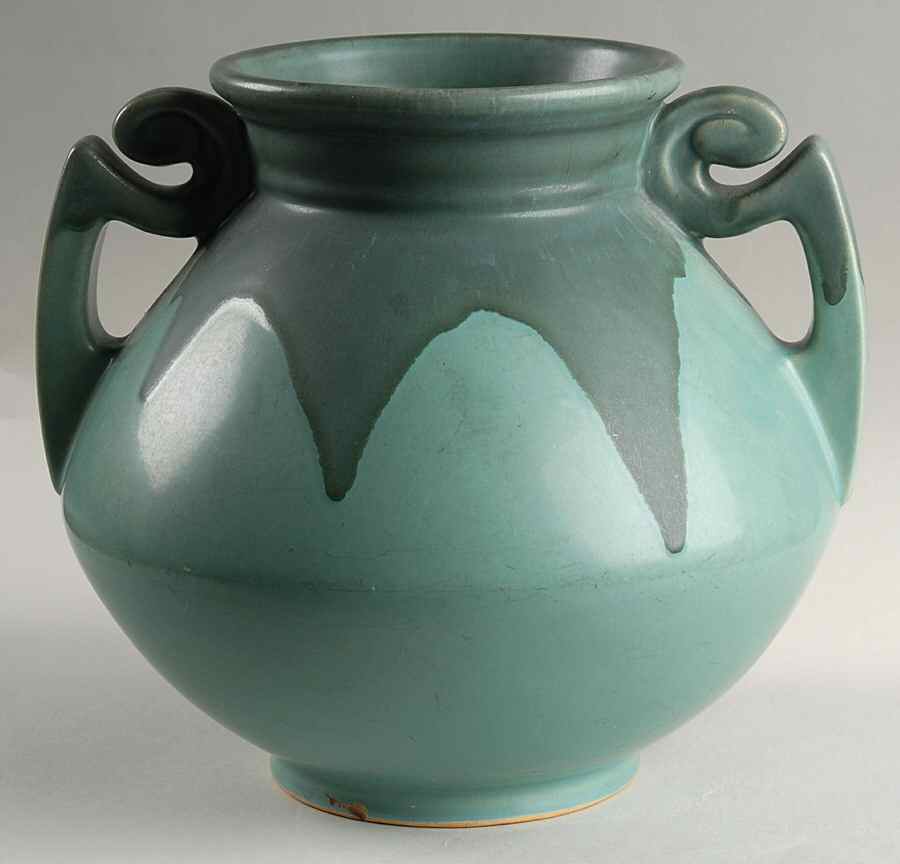 Carnelian I 8" Handled Vase by Roseville-1