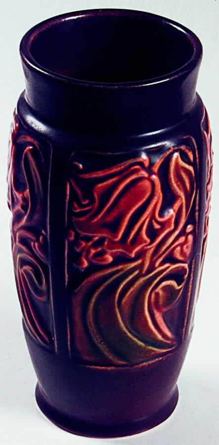 Rosecraft Panel Brown 6" Vase by Roseville-1