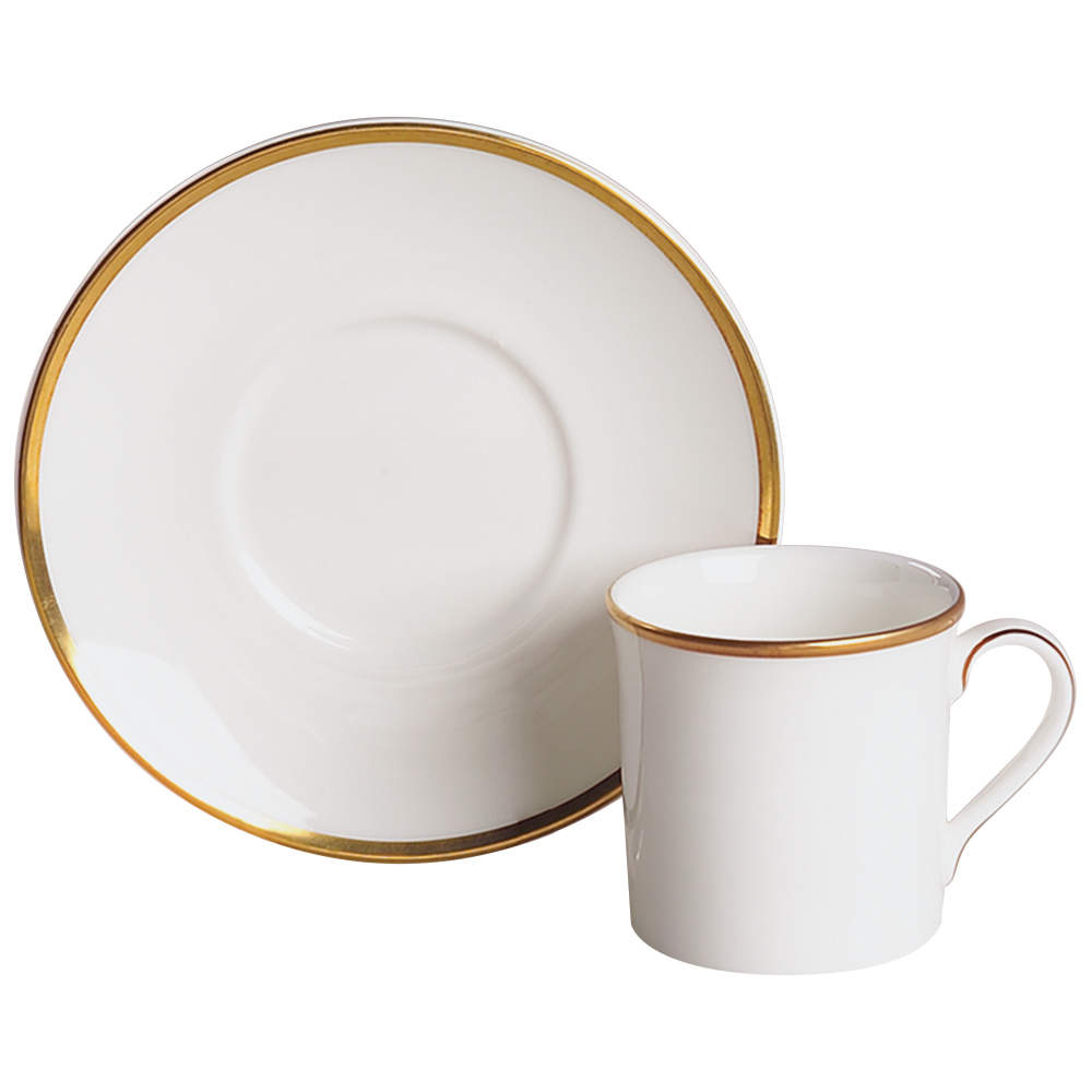 Alice (Classic Shape) Flat Demitasse Cup & Saucer Set by Royal Doulton-1