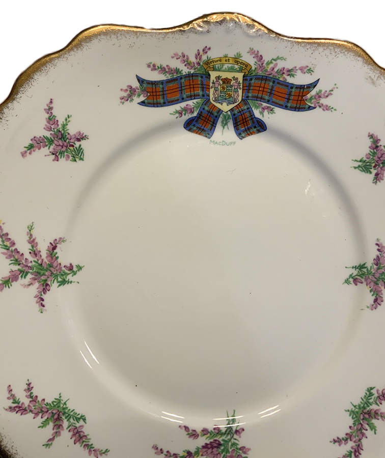 Tartan Series 9" Square Cake Plate by Royal Stafford-1