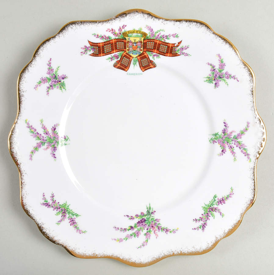 Tartan Series 9" Square Cake Plate by Royal Stafford-1