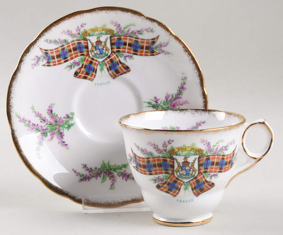 Tartan Series Footed Cup & Saucer Set by Royal Stafford-1