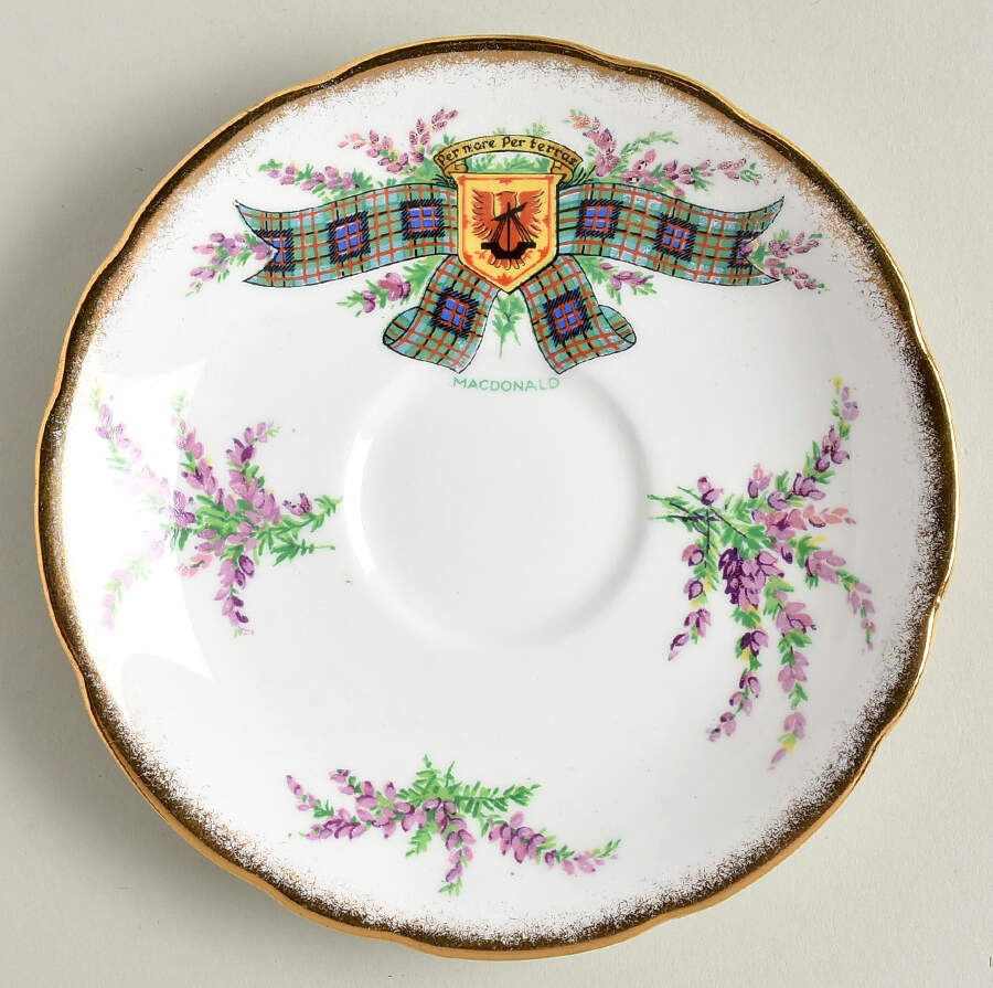 Tartan Series Saucer for Footed Cup by Royal Stafford-1