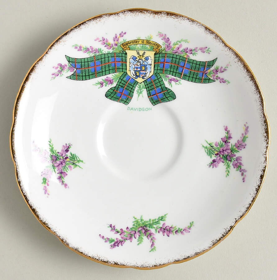 Tartan Series Saucer for Footed Cup by Royal Stafford-1