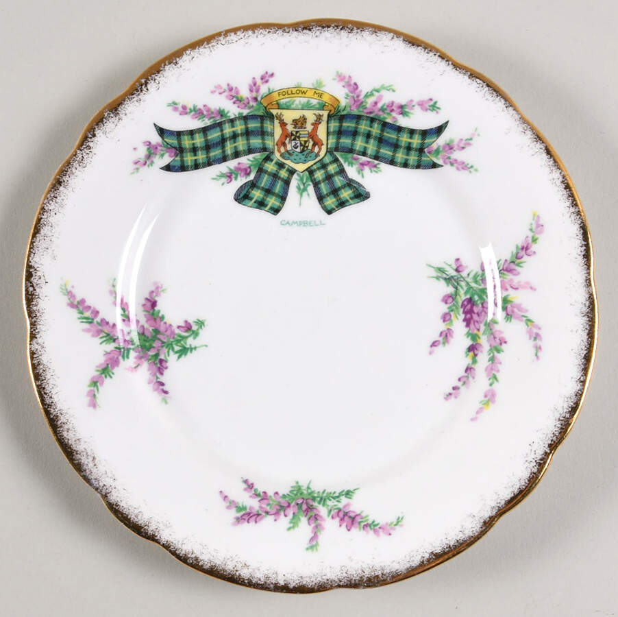 Tartan Series Bread & Butter Plate by Royal Stafford-1
