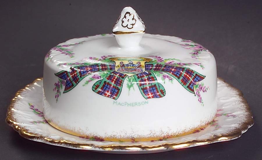 Tartan Series Round Covered Butter by Royal Stafford-1