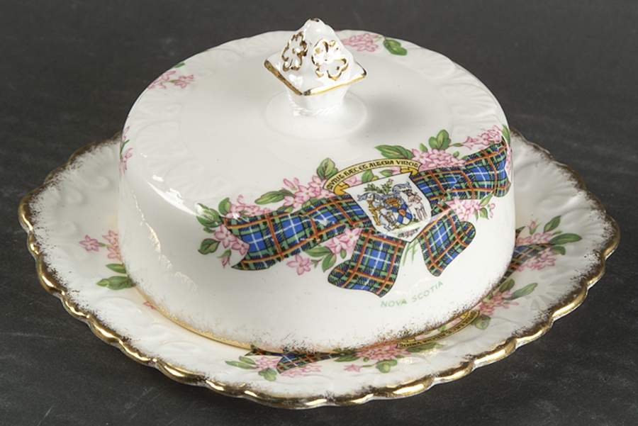 Tartan Series Round Covered Butter by Royal Stafford-1