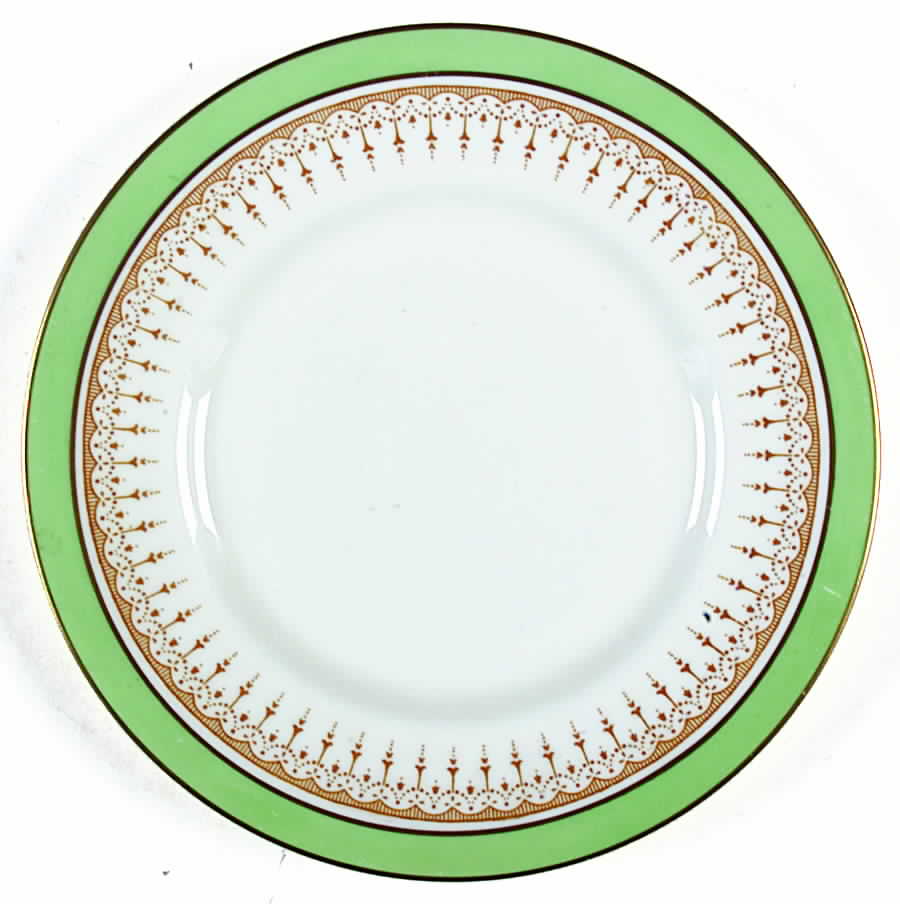 Duke of York Green (Smooth) Dessert/Pie Plate by Royal Doulton-1