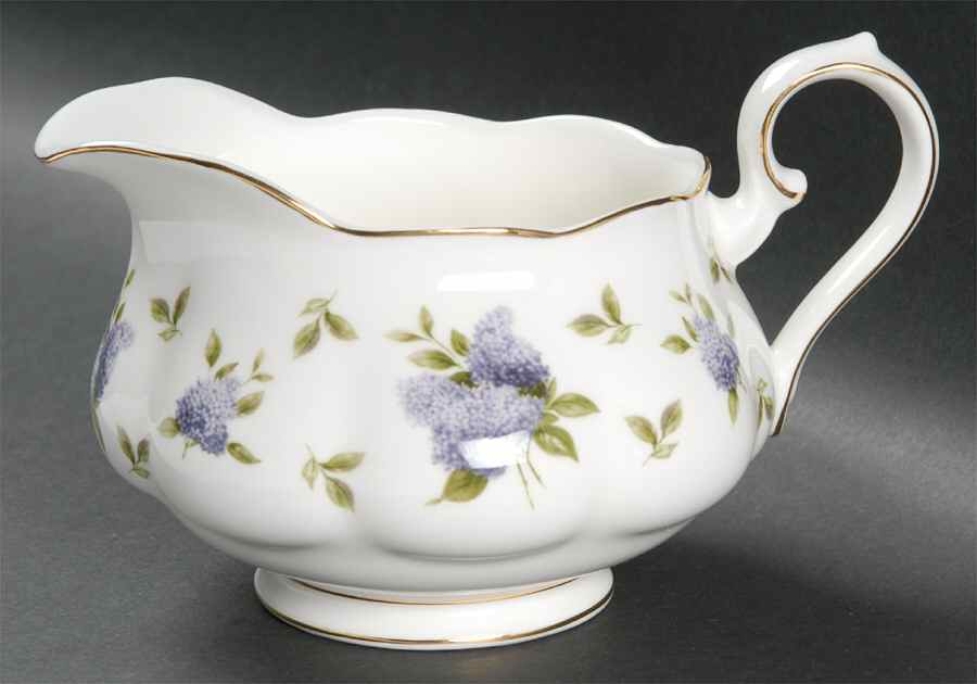Lilac Lane (Gold Trim) Gravy Boat by Royal Albert-1