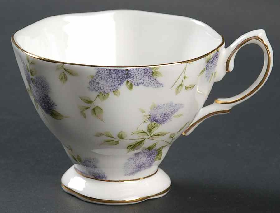 Lilac Lane (Gold Trim) Footed Cup by Royal Albert-1