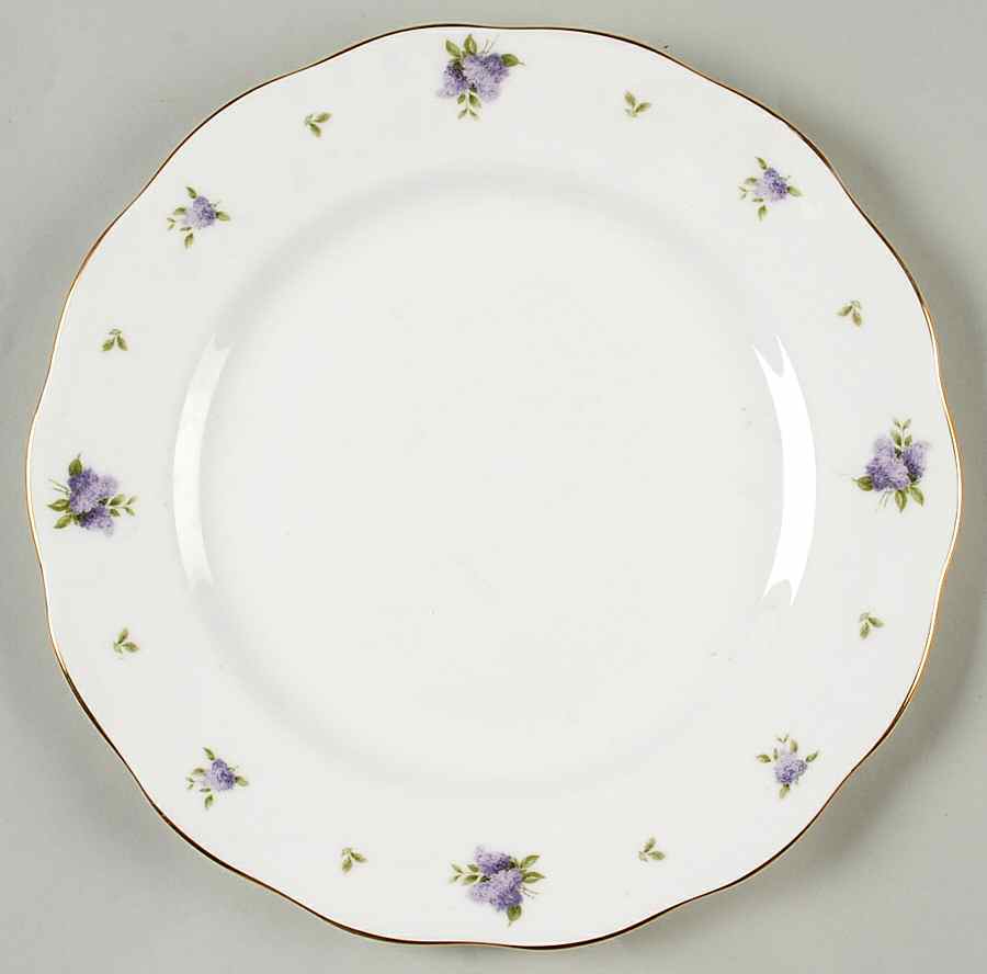 Lilac Lane (Gold Trim) Dinner Plate by Royal Albert-1