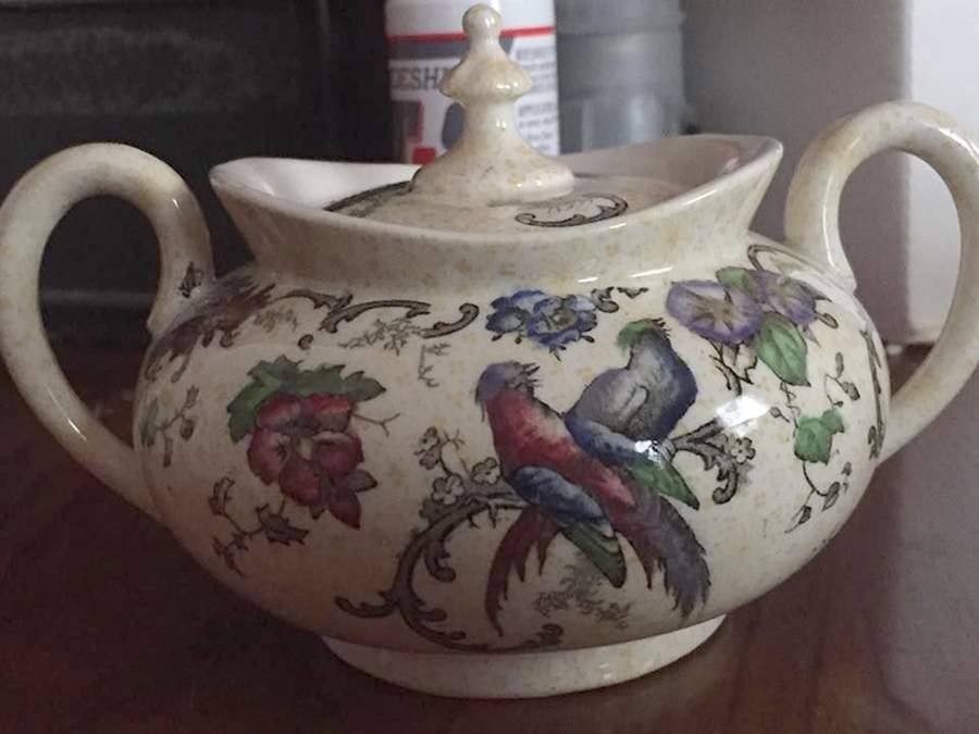 V654 Sugar Bowl & Lid by Royal Cauldon-1