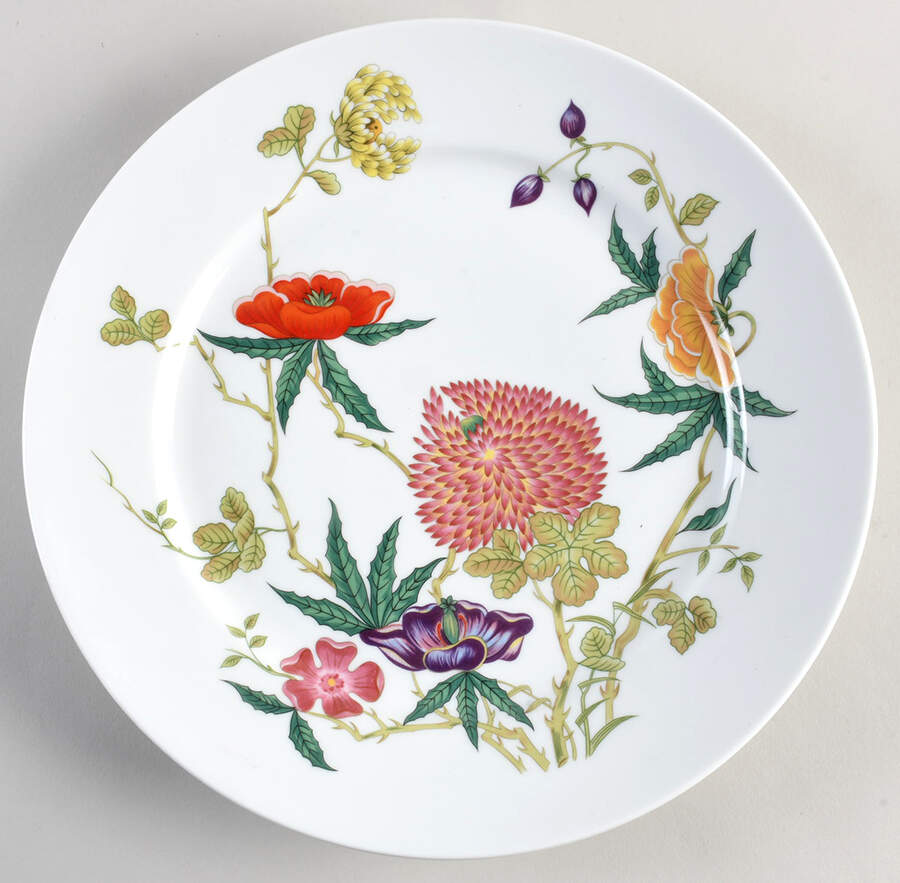 Mioraflor (Menton) 12" Chop Plate (Round Platter) by Raynaud-1