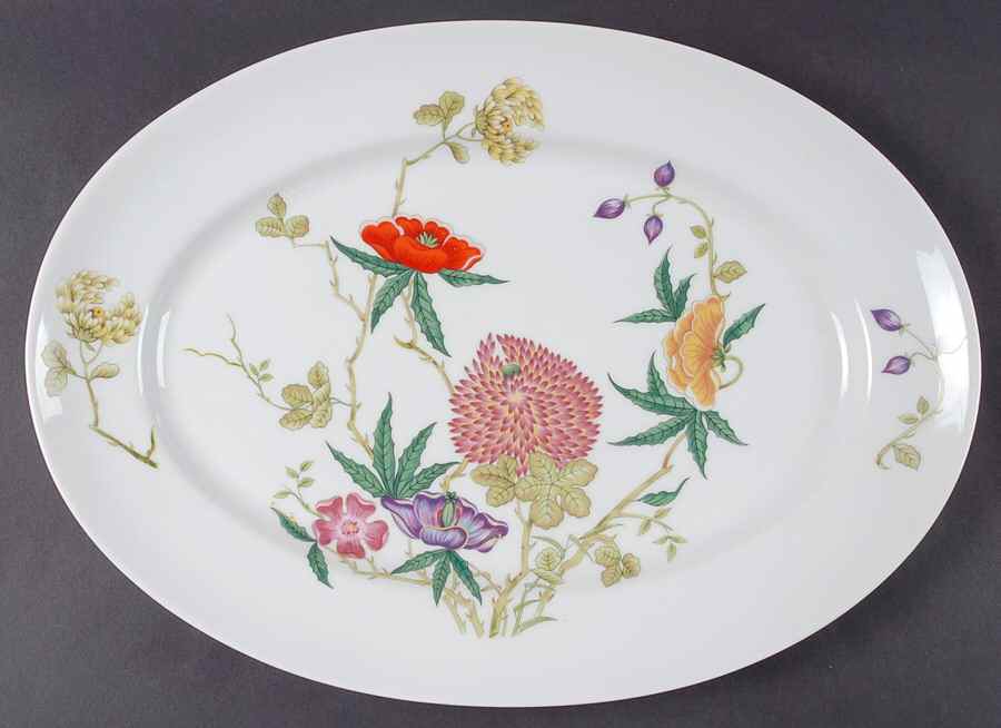 Mioraflor (Menton) 14" Oval Serving Platter by Raynaud-1