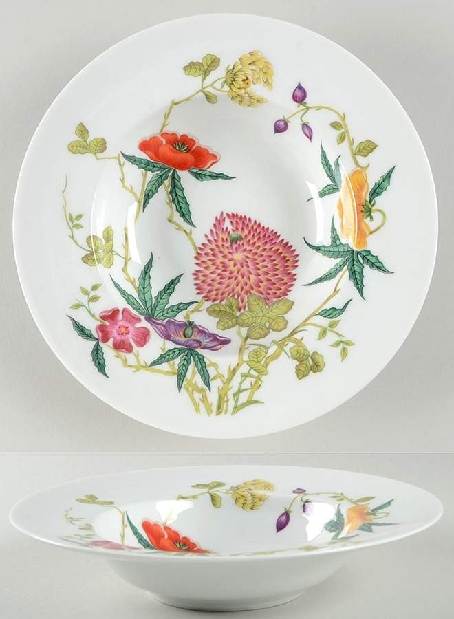 Mioraflor (Menton) Rim Soup Bowl by Raynaud-1