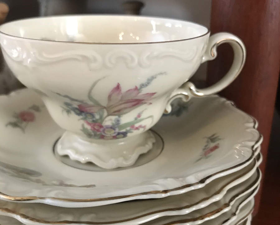 R1226 Footed Cup & Saucer Set by Rosenthal - Continental-1