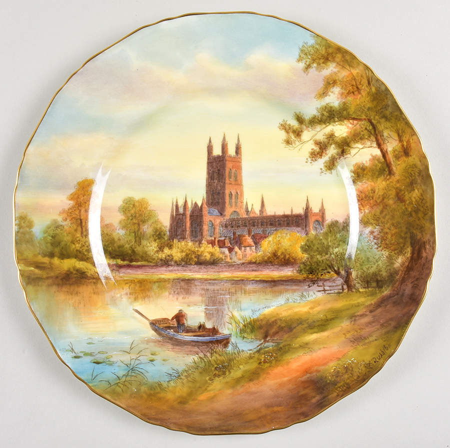 Z344 (Not Encrusted) Dinner Plate by Royal Worcester-1
