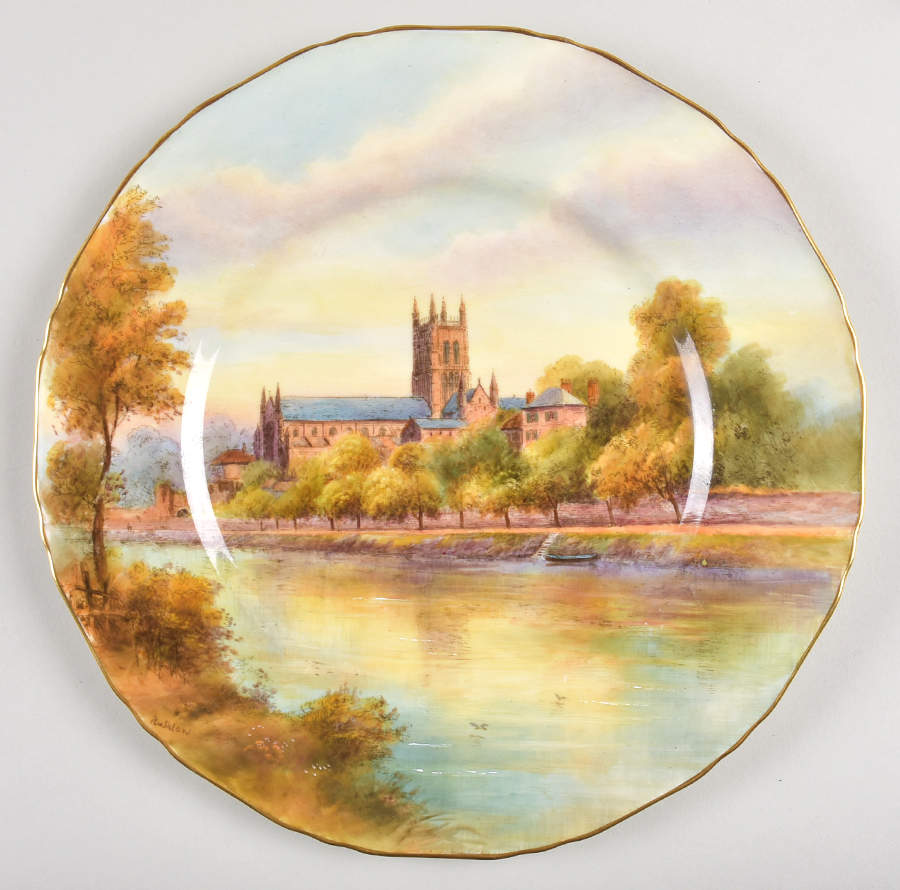 Z344 (Not Encrusted) Dinner Plate by Royal Worcester-1
