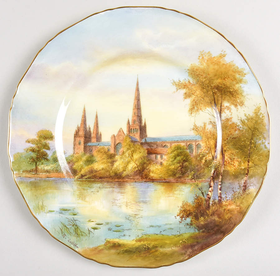 Z344 (Not Encrusted) Dinner Plate by Royal Worcester-1