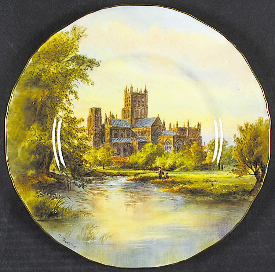 Z344 (Not Encrusted) Dinner Plate by Royal Worcester-1