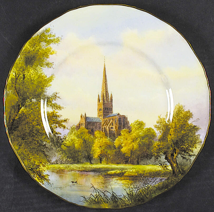 Z344 (Not Encrusted) Dinner Plate by Royal Worcester-1