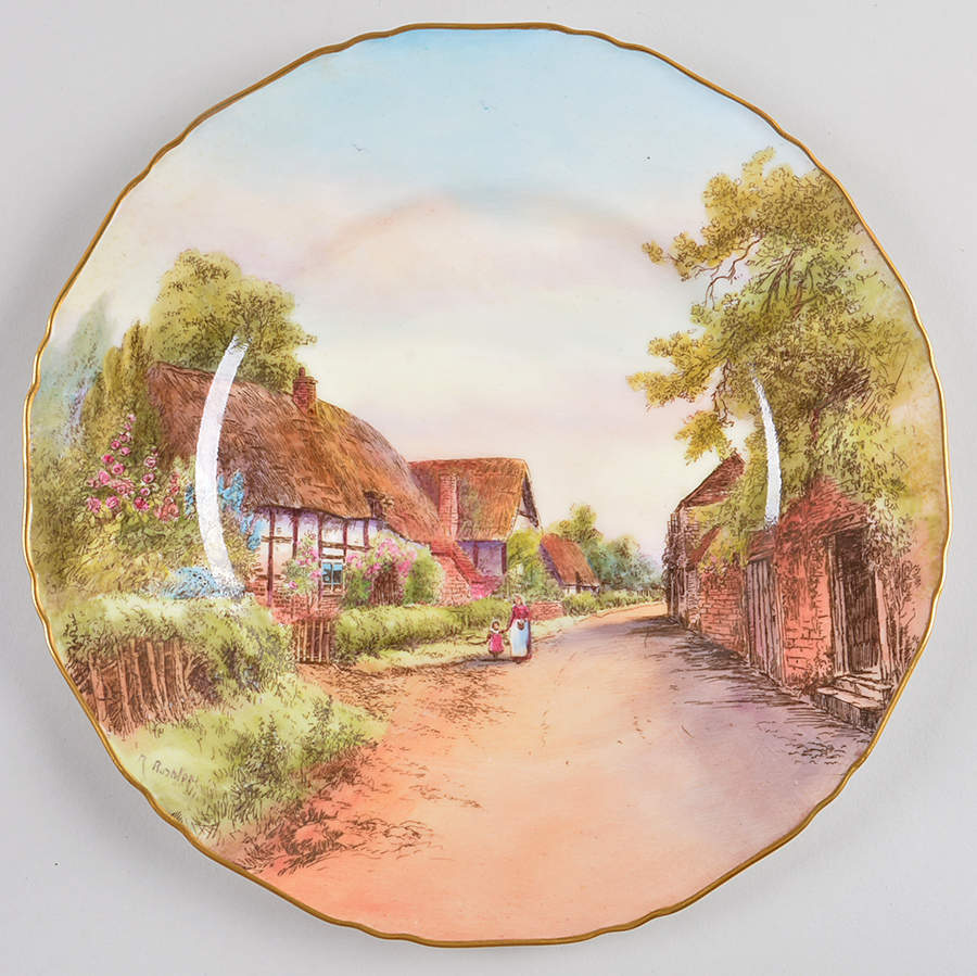 Z163 Dinner Plate by Royal Worcester-1