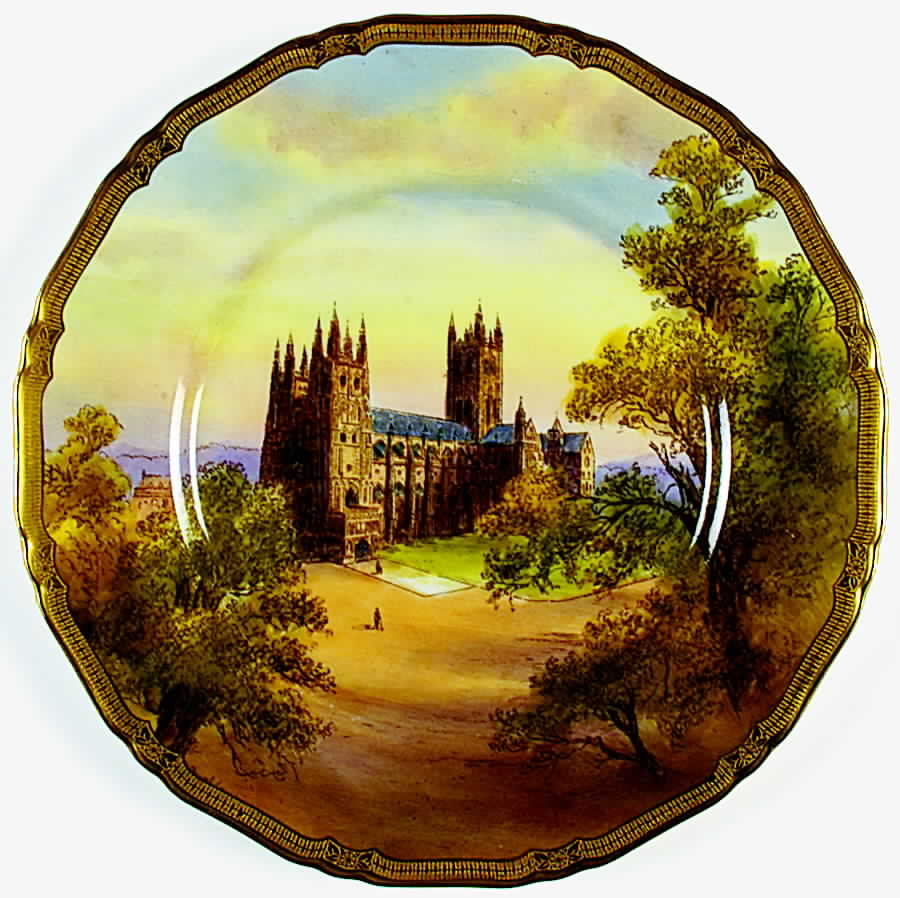 Z161 (Encrusted) Dinner Plate by Royal Worcester-1