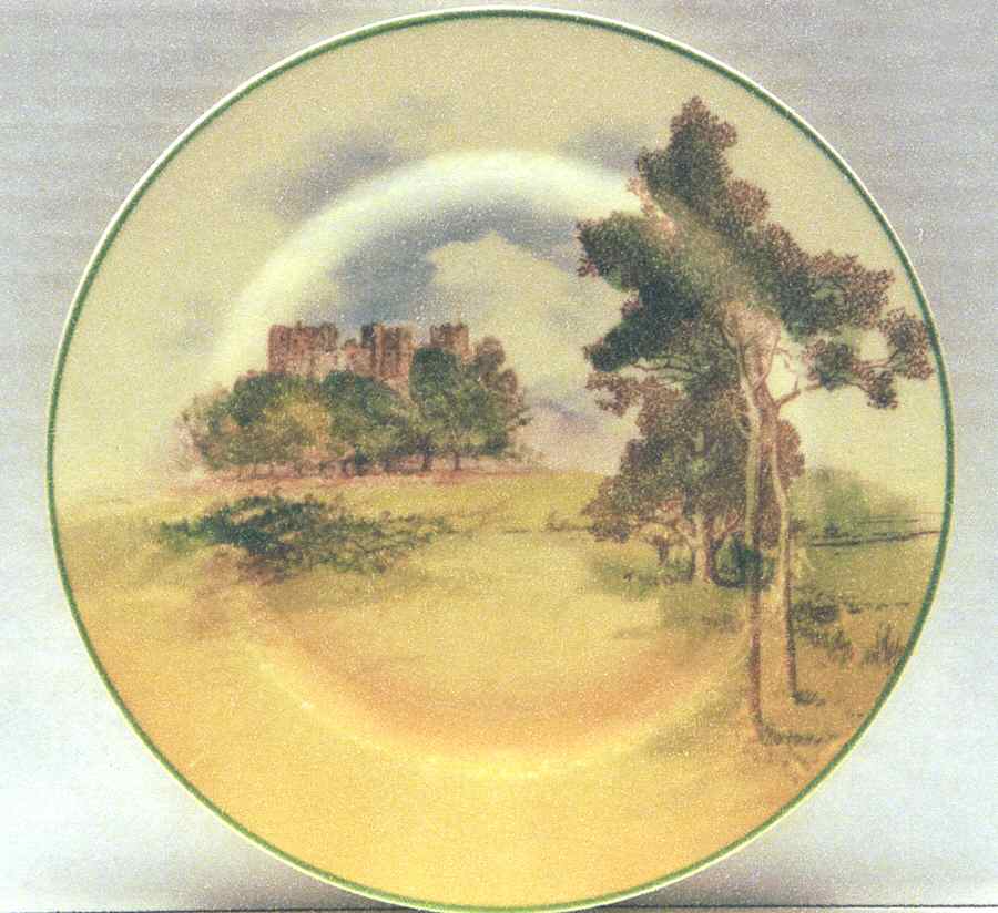 Castles & Churches (Multicolor) Salad Plate by Royal Doulton-1