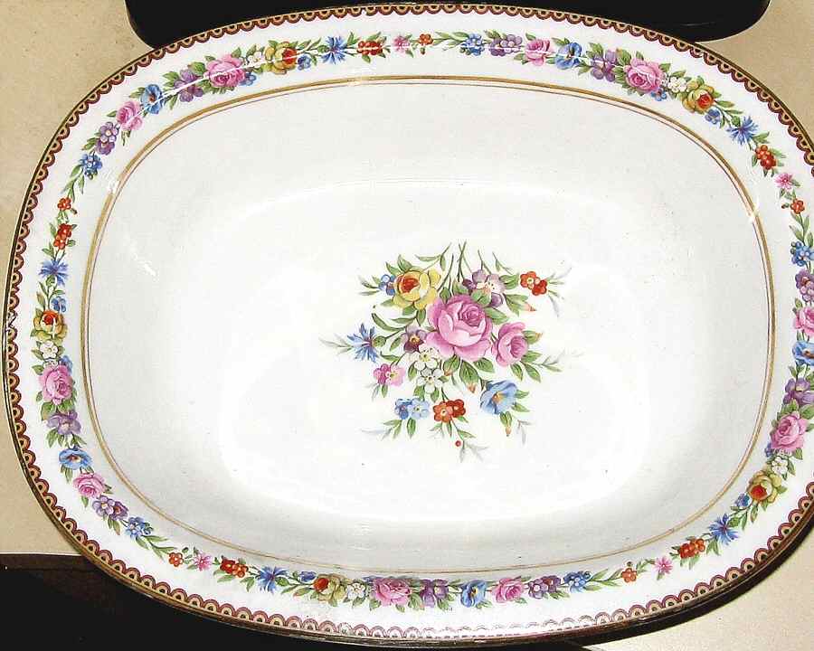 RYD33 14" Oval Serving Platter by Raynaud-1