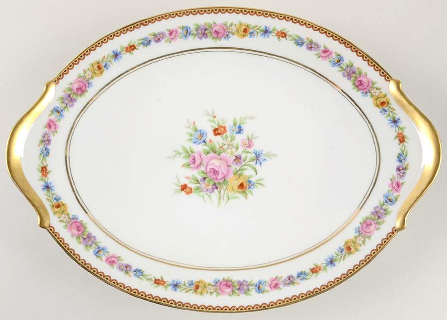 RYD33 11" Oval Serving Platter by Raynaud-1