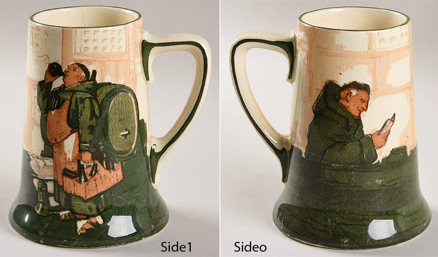 Monks In The Cellar Tankard by Royal Doulton-1