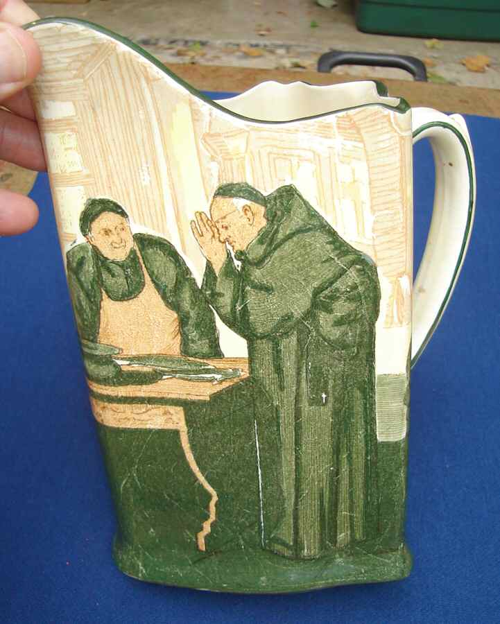 Monks In The Cellar Large Jug by Royal Doulton-1