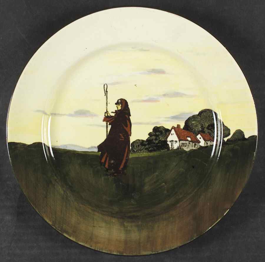 Farmworkers Silhouette Dinner Plate by Royal Doulton-1