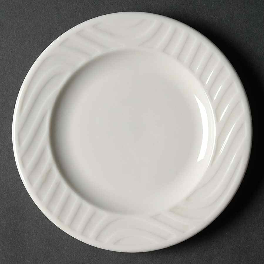 Oceana White Bread & Butter Plate by Royal Doulton-1