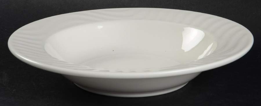Oceana White Individual Pasta Bowl by Royal Doulton-1