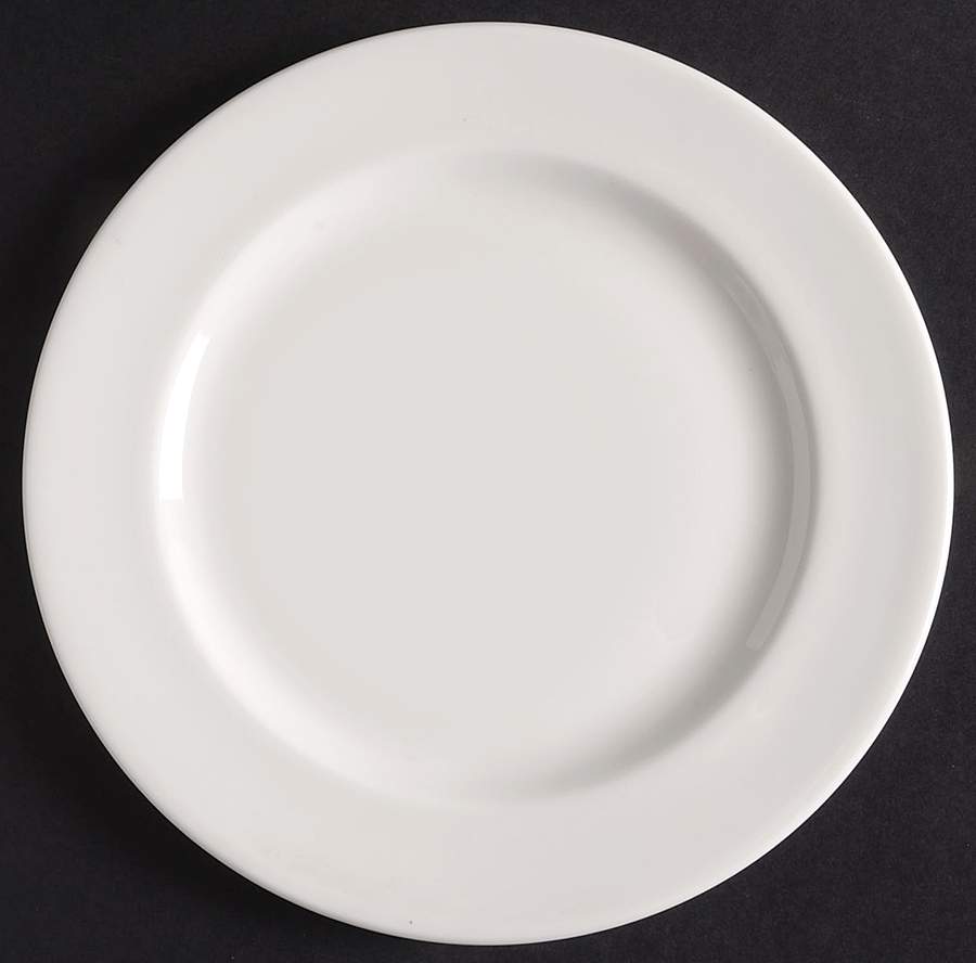 Stratford White Salad Plate by Royal Doulton-1